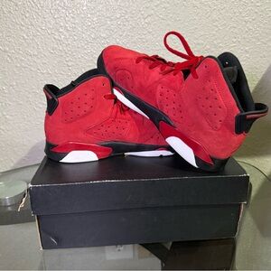 Red and Black Athletic Sneakers